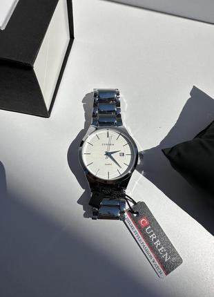 Мужские наручные часы curren кварцевые часы на браслете карен для парня брендовые часы курен для мужчины5 фото