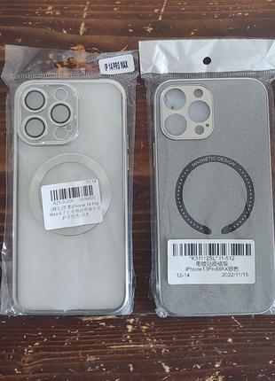 Чехлы iphone 12-14 pro max с беспроводной зарядкой magsafe1 фото
