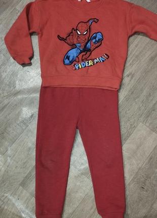Детский костюм, детский набор кофта и штаны , детские штаны, детский реглан человек паук