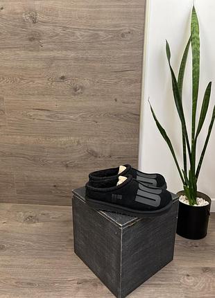 Чорні тапки ugg coquette