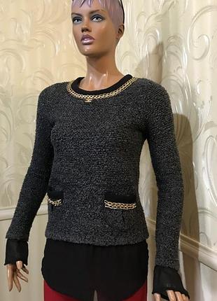 Джемпер з ланцюгами, elisabetta franchi (італія), розмір s