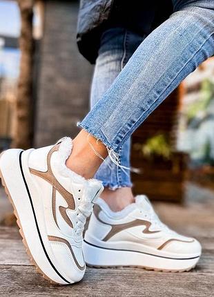 Кроссовки на меху / теплые кроссовки зима эвро зима