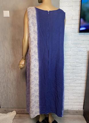 Длинное платье на подкладке платья макси очень большого размера батал ulla popken, xxxl 60-62р2 фото