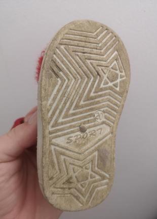 Взуття для дівчинки 20-21 розмір 12,5 см мокасини топаночки кеди тапочки черевички черевики8 фото