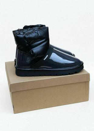 Ботинки жіночі зимові winter fashion black shoes