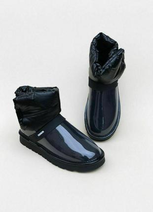 Ботинки женские зимние winter fashion black shoes9 фото