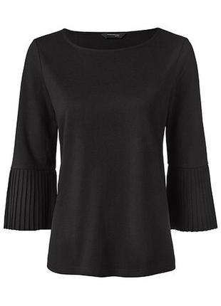 Блуза зі стильними воланами на рукавах 60-64р нюанс2 фото