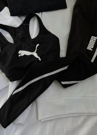 Лосины от puma, оригинал🖤2 фото