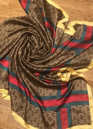 Шелковый шарф/ палантин, 100% шелк