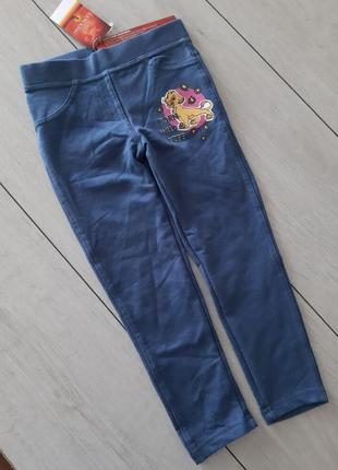 Новые лосины, джеггинсы disney lion king нижняя, с карманами, 110-116см.