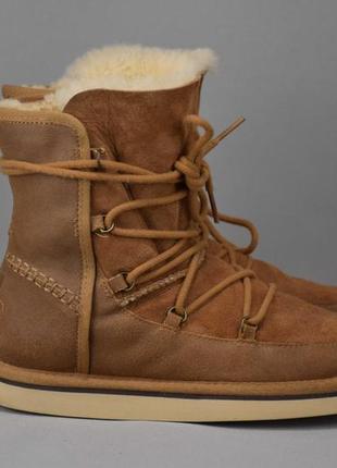 ugg med australia k eliss ботинки сапоги угги мунбуты зимние мех овчина цигейка оригинал 34 р/22.5 см