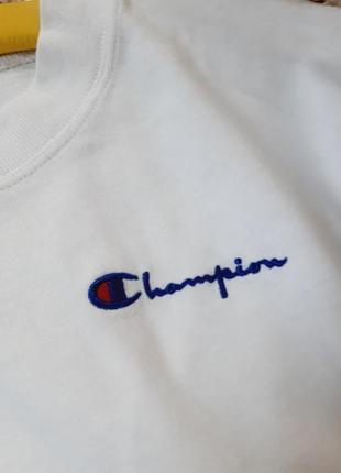 Белый лонгслив/футболка с длинным рукавом, champion,  p. s-l6 фото