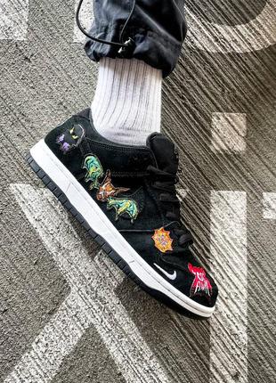 Мужские кроссовки nike sb dunk low "pro qs neckface" на осень качественного материала, стильные и удобные кроссовки на каждый день