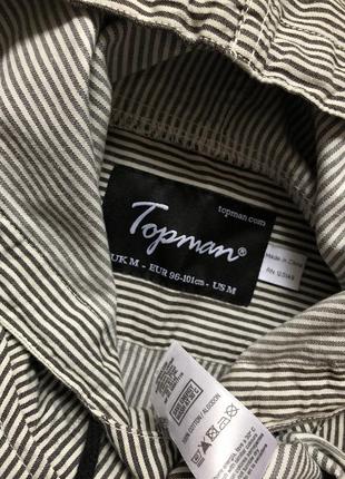 Рубашка с капюшоном в полоску topman2 фото