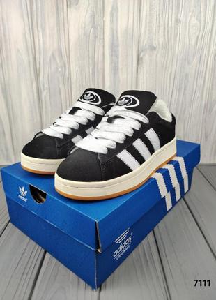 Adidas campus 00s winter black white