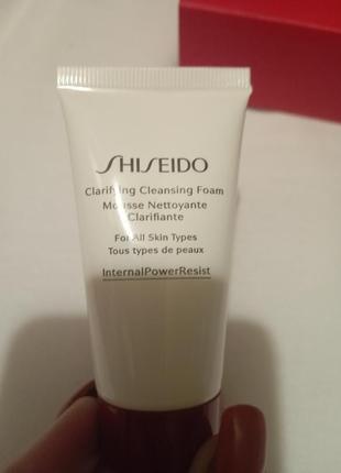 Shiseido глубоко очищающая пенка