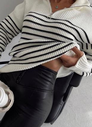 Удлиненные свитера на замочке 🖤запрашивайте наличие перед заказом!3 фото