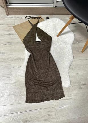 Платье люрексовое от shein