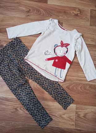 Реглан лосіни на дівчинку зріст 104 110