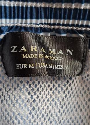 (1187) чудові пляжні шорти/плавки zara man/розмір м5 фото