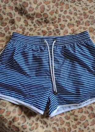(1187) чудові пляжні шорти/плавки zara man/розмір м3 фото