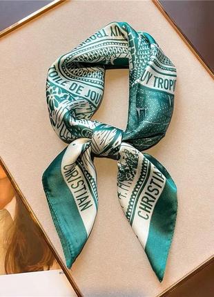 Хустка хустинка платок платочек бант стрічка для волосся на сумку косинка принт новий 4