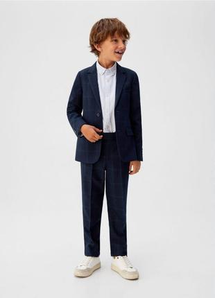 Пиджак в стиле кежуал для мальчика 6-7-8 лет1 фото