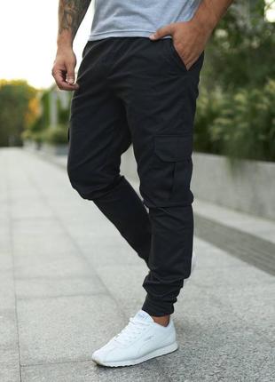 Бежеві чоловічі спортивні штани карго5 фото