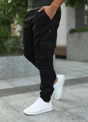 Темно сірі чоловічі спортивні штани карго2 фото