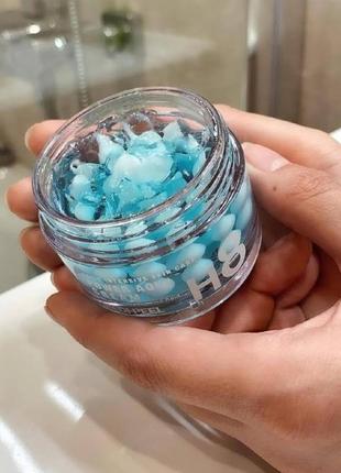 Капсульный крем в шариках medi-peel aqua blue tox creme для интенсивного увлажнения кожи