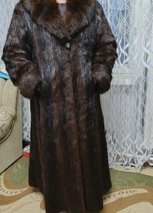 Шуба 52-54 розмір ,нутрія та песець