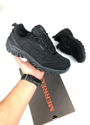 Зимові чоловічі кросівки merrell black термо