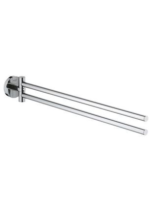 Подвійний тримач для рушників grohe essentials new (40371001)