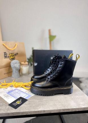 Dr. martens jadon black zip1 фото