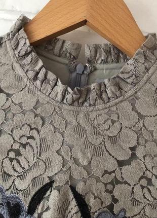 Распродажа платье hope &amp; ivy меди/макси кружевное ажурное asos с вышивкой10 фото
