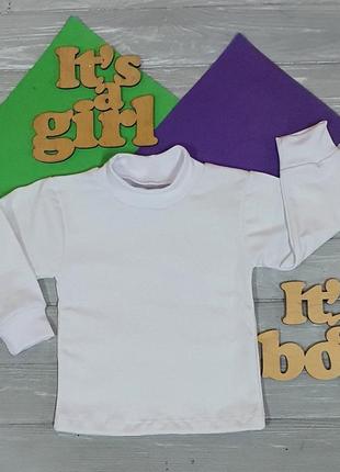 Детский теплый гольф / водолазка для девочек и мальчиков