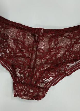 Модный  бордовый комплект белья на девушку gisela размер 70с гизела8 фото