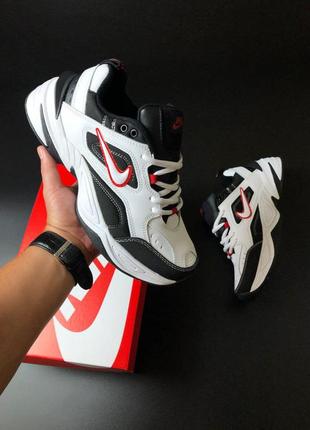Р.42, 44  кроссовки nike m2k tekno бело/черно/красные ks 11667