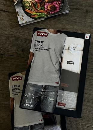 Чоловічі базові футболки/білизна levi’s, розміри в ассортименті,оригінал.1 фото