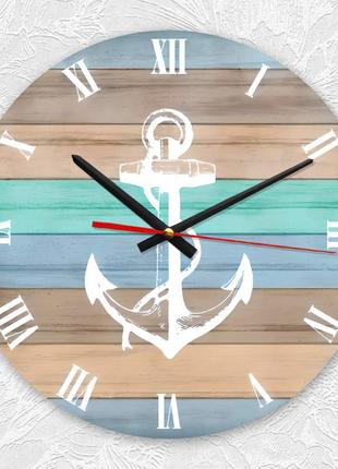 Часы настенные :: якорь