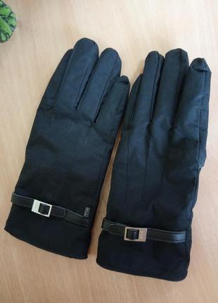 Брендовые спортивные перчатки на тонком флисе1 фото