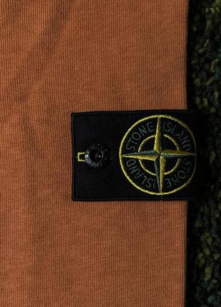 Кофта stone island 66360 sweatshirt orange (new) | original4 фото