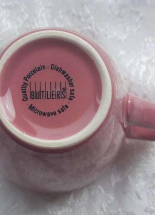 Кухоль чашка посуд butlers рожева4 фото