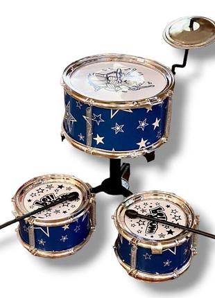 Дитяча барабанна установка jazz drum барабани 3 шт і тарілка dx1001c