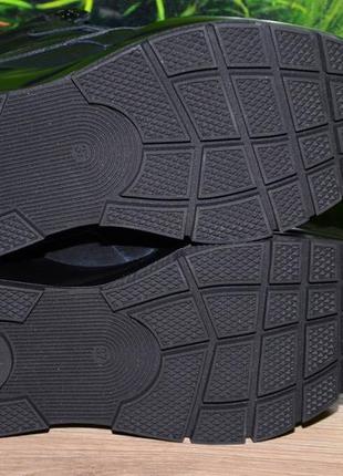 Ботинки кроссовки черные натуральная кожа м48ч качество люкс размер 36 37 38 39 40 417 фото