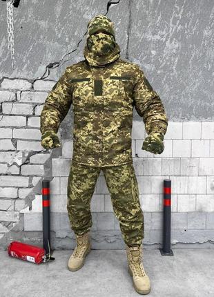 Зимовий тактичний костюм 5в1 фліс піксель,форма піксель,костюм зима mysterious 5в1 піксель3 фото