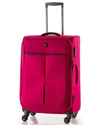 Валіза swissbrand silkeborg (l) fuchsia/light grey (swb_llsil941l)