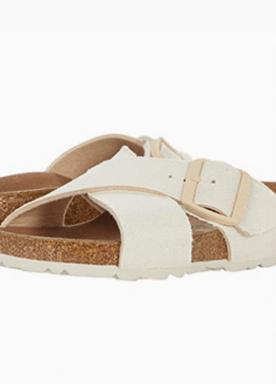 Birkenstock siena vegan canvas анатомические шлепанцы 38р.