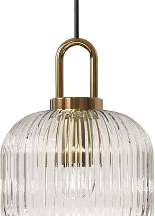 Сток скляний підвісний світильник