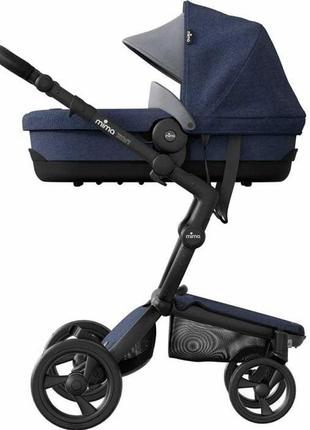 Универсальная коляска 2 в 1 mima xari sport black/denim2 фото